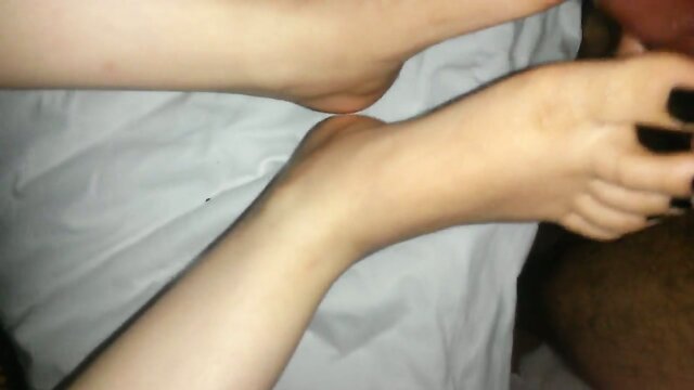 Wife`s Footjob Magic: A Sensual Experience