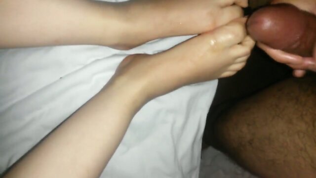 Wife`s Footjob Magic: A Sensual Experience