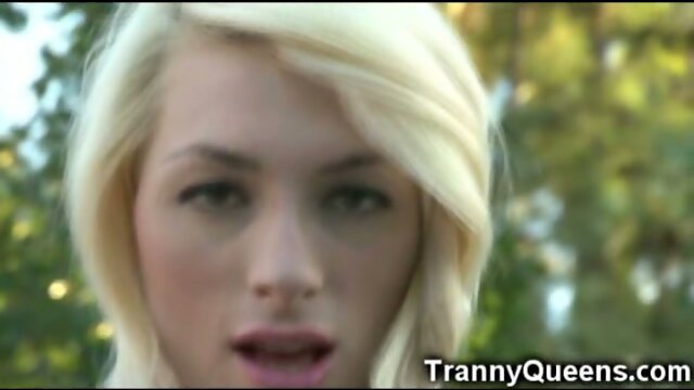 88 lbs Teen Tranny Schoolgirl Outdoor!