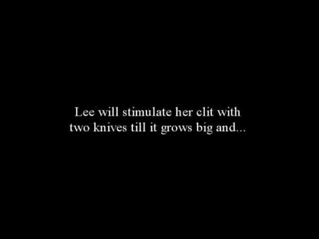 KNIVES... Pain & Pleasure to Hermaphrodite's Big Clit