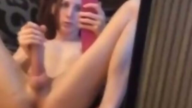 Big cocked femboy cums in her mouth!