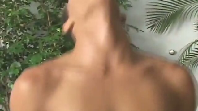 Wild Outdoor Threesome Bareback Fucking: Horny Tranny, Babe, and Guy