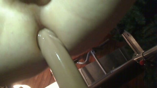 riding my dildo in stockings and heels