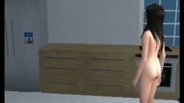 3D futanari home fucking