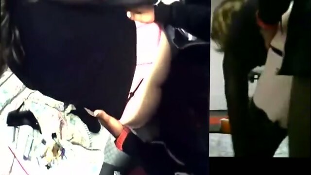 Two Cams Show Black Twink Breeding Eager Amateur Sissy Slut