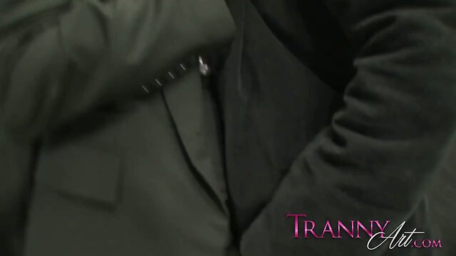 Tight Ass, Huge Cock: Tranny Art Fucking in Pantyhoes