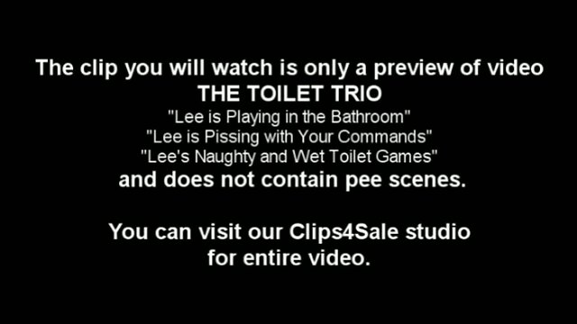 Lee Aral Plays With Her Big Clit At The Public toilet