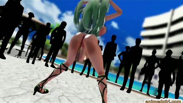 Dirty dancing 3D shemale