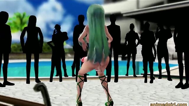 Dirty dancing 3D shemale