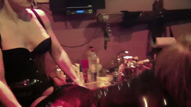 Exploring the Limits of Pleasure: A Hard Latex BDSM Scene