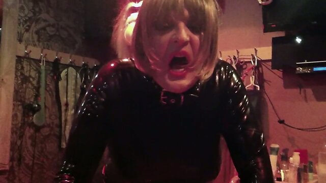 Exploring the Limits of Pleasure: A Hard Latex BDSM Scene