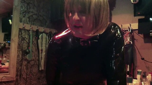 Exploring the Limits of Pleasure: A Hard Latex BDSM Scene