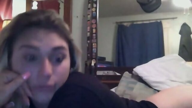 Blonde shemale gets naughty with her boyfriend