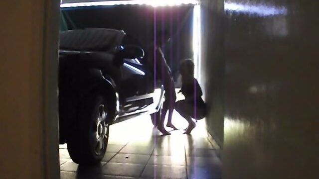 Tgirl Bareback Fucked In Garage