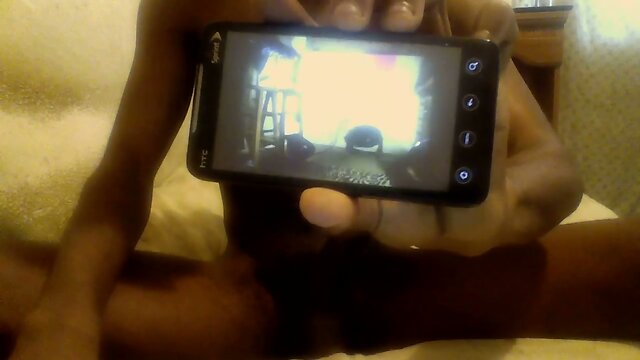 BLACK DADDY made his white bitch TGirl Jill a cum tribute