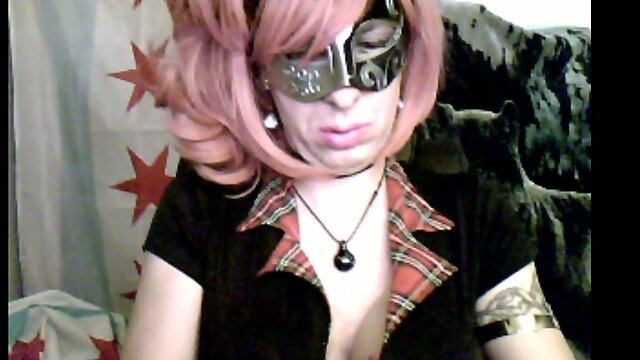 Cam Show Schoolgirl Cross Dresser by Vikkicd16