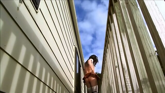 Amateur Crossdresser Outdoor Public Schoolgirl