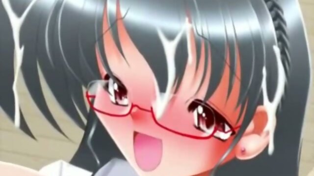 3D Futanari Cums In Her Own Face 3 Times!