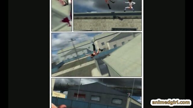 3D animation shemale schoolgirl hardcore fucked