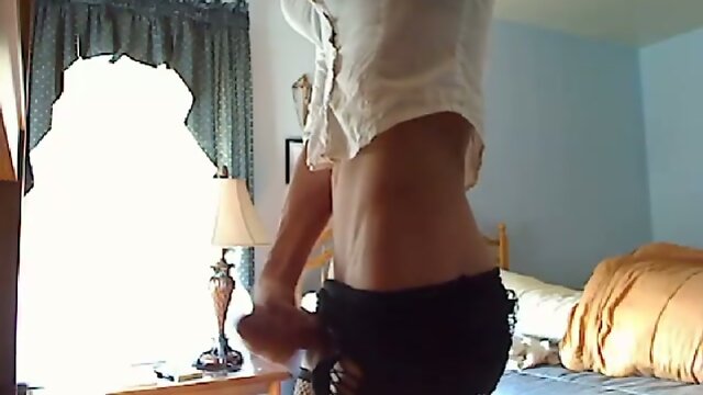 Fantastic side view w cum