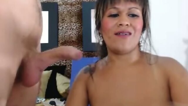 Shemale Cums Loads After a Hot Anal Fuck