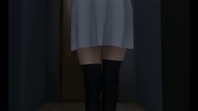 Japanese 3D futa hot handjob