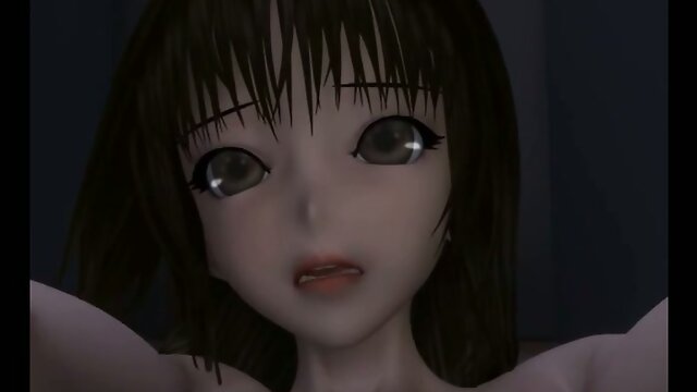 Sexy 3D anime japanese shemale sucking dick