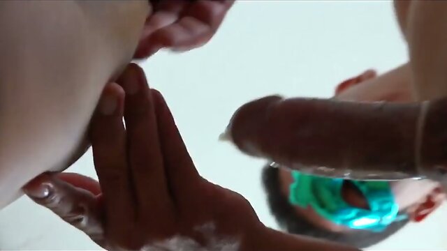 Fucking my hot  shemale wife in the  kitchen