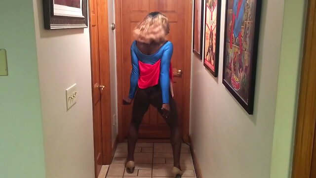 Superhero tranny supergirl part2