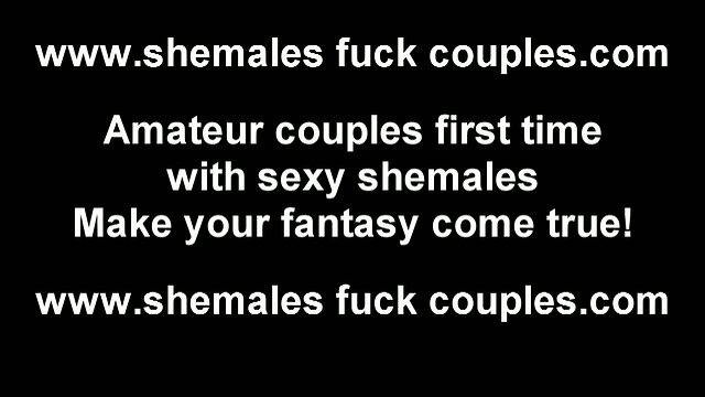 Me and my girlfriend get to share a tranny babe