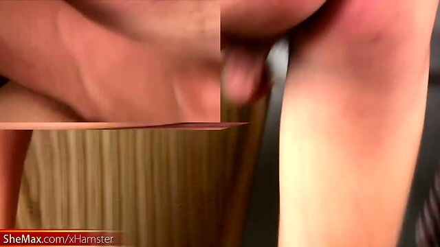 Aya: Pale White Skin, Big Cock & Pretty Smile - Thai T-Girl Shows Off Huge Balls!