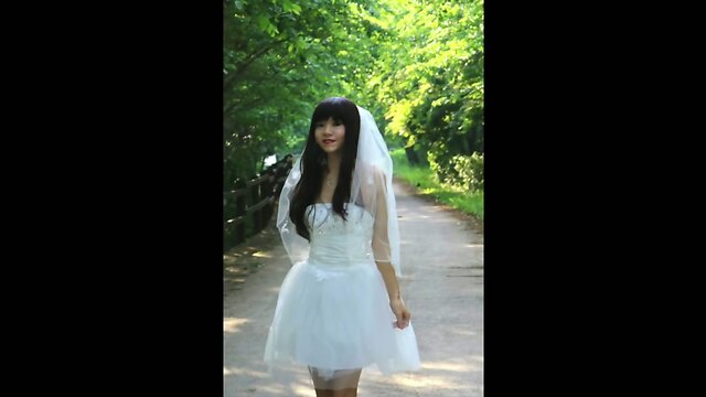 Runaway Sissy Ladyboy Bride