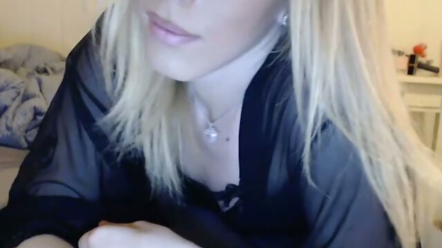 Black lingerie and big cock