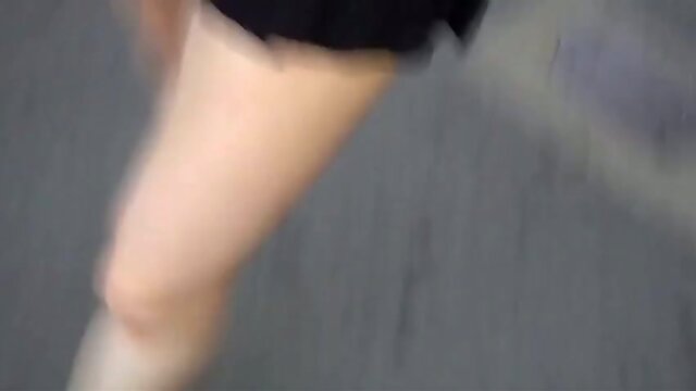 Miss Mayu sexy walk in the streets