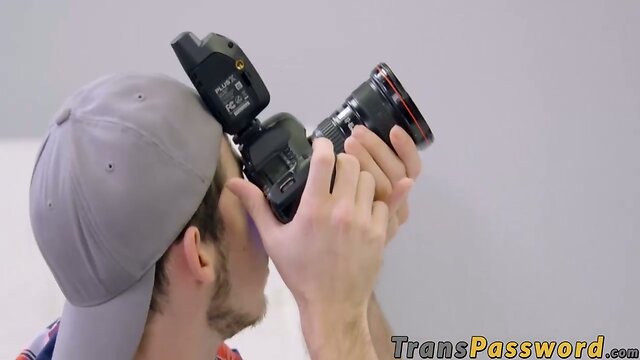 Hot shemale photo model Jonelle Brooks having hardcore sex