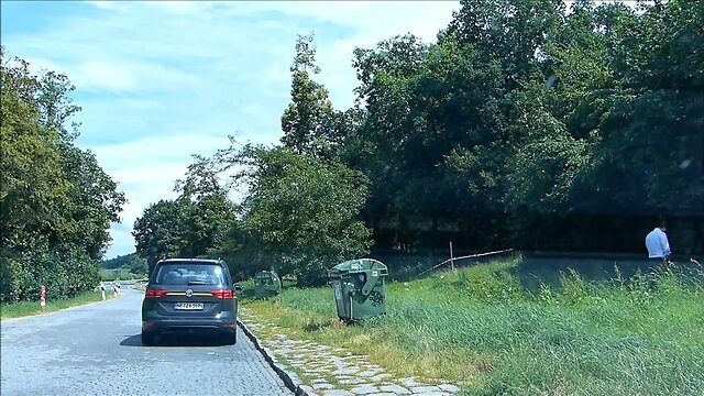 Rubberdoll Monique - rubberwhore hooker on german streets