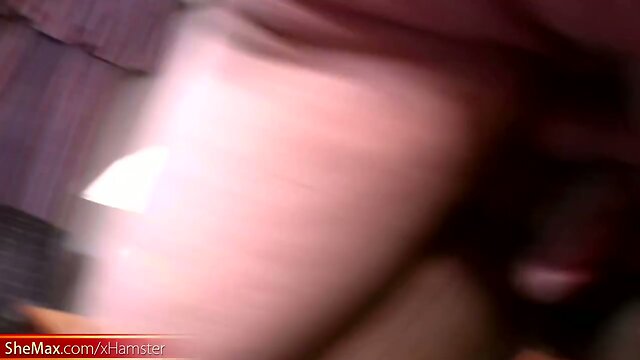 Ebony shemale plays with her massive black shecock