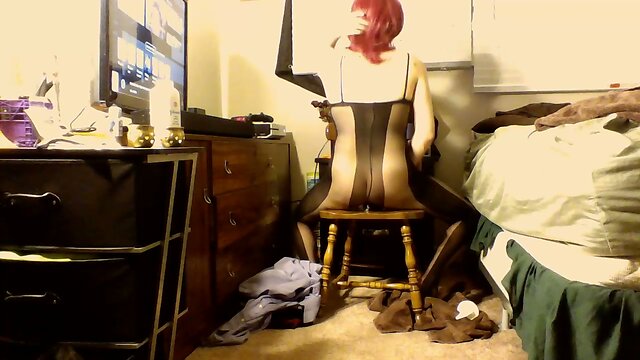 riding some dick in schoolgirl outfit