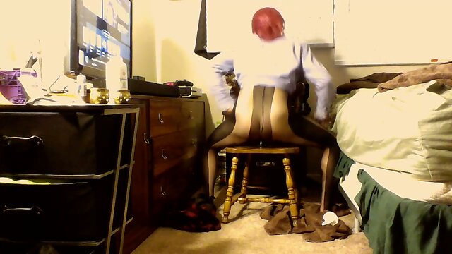 riding some dick in schoolgirl outfit