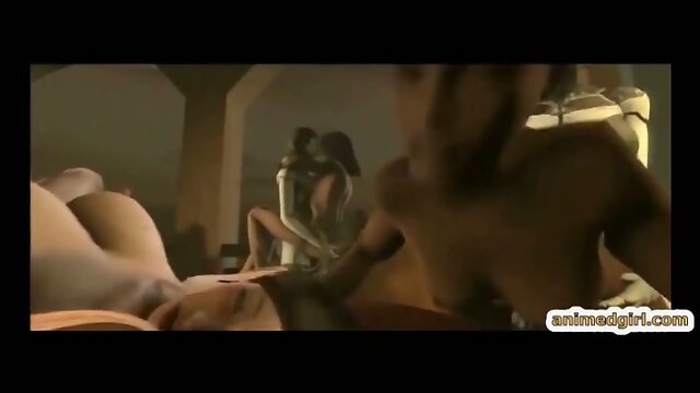 3D hentai shemales hard group gangbang
