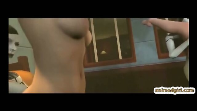 3D hentai shemales hard group gangbang