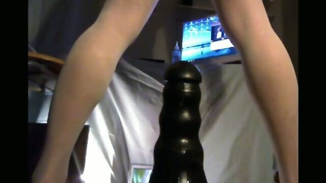 big and biggest dildos, selffist, gaping, squirt, no sound