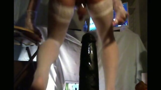 big and biggest dildos, selffist, gaping, squirt, no sound