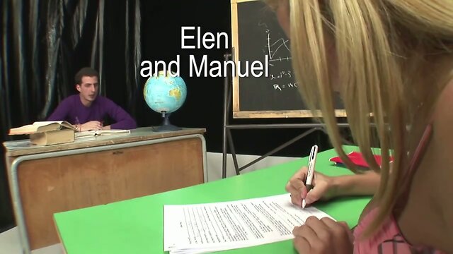 A Teacher`s Steamy Classroom Encounter with a Male She-Male