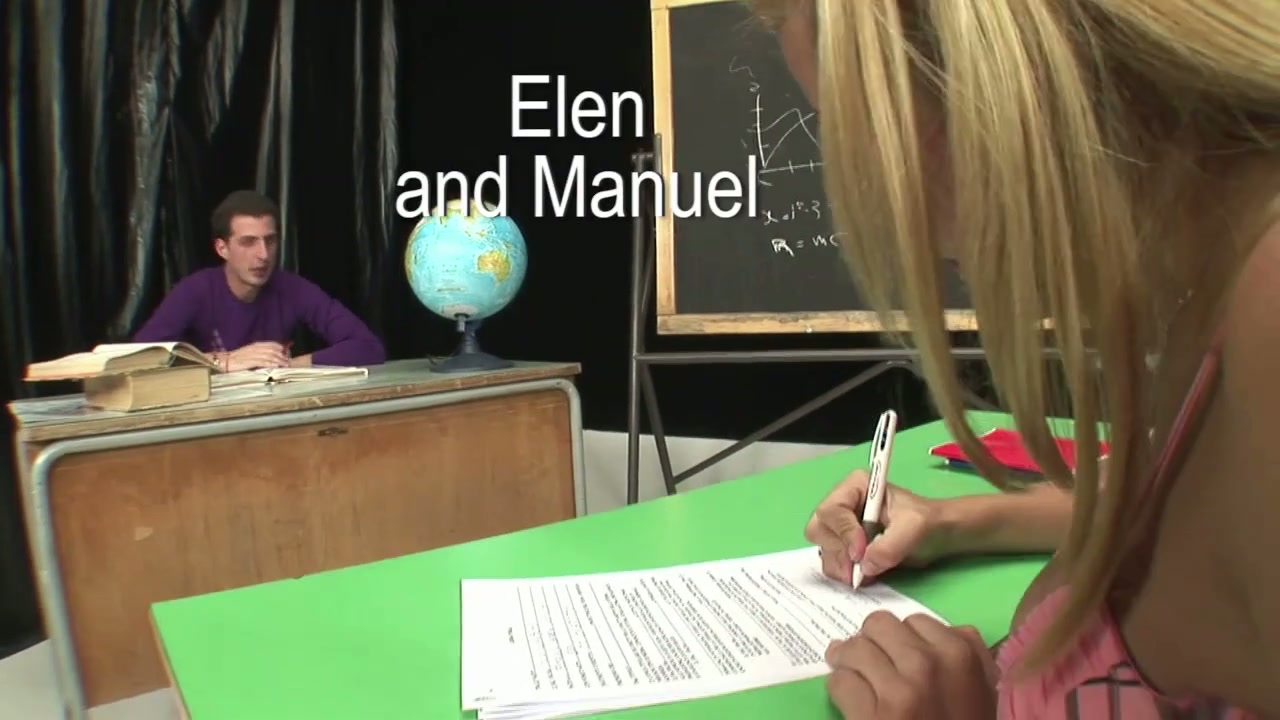 A Teacher`s Steamy Classroom Encounter with a Male She-Male