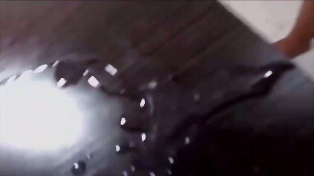 PSX licking cum off table