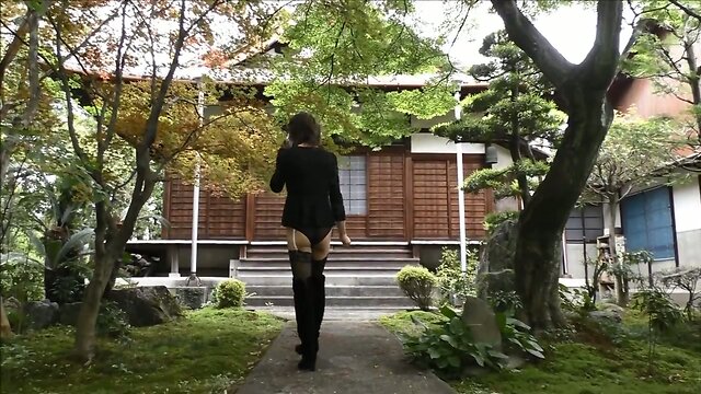 black garter stockings part1