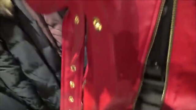 sexy bitch in chastity shopping in milano