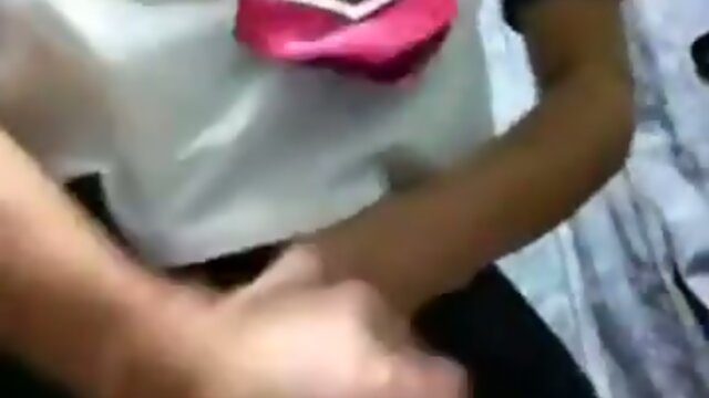 Teen asian schoolgirl jerks and cums