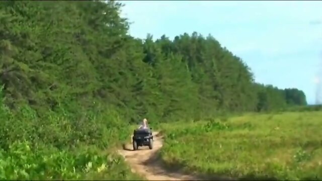 Thrilling ATV Ride: Asian Ladyboy Cums!